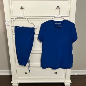 Butter Soft Scrubs Royal Blue XS